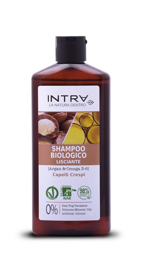 Intra Argan & Omega 3-6 Shampoo Biologico Lisciante 250ml