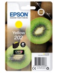 EPSON - Epson Kiwi Singlepack Yellow 202 Claria Premium Ink, Resa standard, Inchiostro a base di pigmento, 4,1 ml, 300 pagine, 1 pz