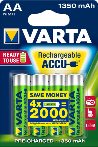Varta Ready2Use HR06 1350 mAh Batteria ricaricabile Nichel-Metallo Idruro (NiMH)