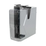 Techly - Techly ICA-CS 66, Porta CPU sotto scrivania, 10 kg, Nero, Metallo, 175 mm