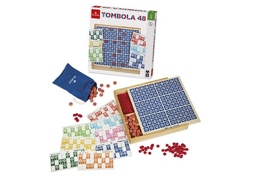 Gioco Dal Negro 55757 Tombola 48 Cartelle Legno