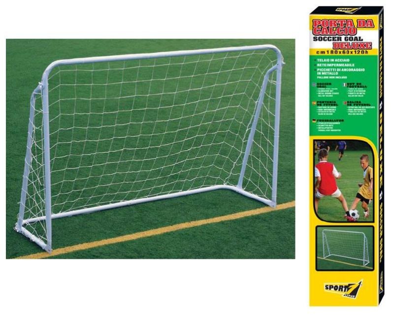 Mandelli Porta Calcio Deluxe In Metallo Cm 180X60X120H