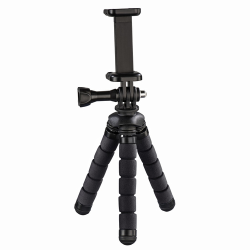 Hama Flex treppiede Smartphone/fotocamera di azione 3 gamba/gambe Nero, Rosso