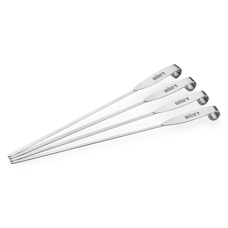 Set spiedini Weber 7618 Acciao lucido