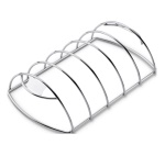 Griglia barbecue Weber 6605 Supporto Cottura Costine Inox lucido Inox 