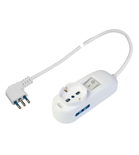 Multipresa tavolo Poly Pool PP2501XL 10/16A Bianco