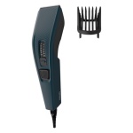PHILIPS - Philips HAIRCLIPPER Series 3000 Regolacapelli con lame in acciaio inossidabile, Nero, Verde, 0,5 mm, 2,3 cm, 4,1 cm, Acciaio inossidabile, AC