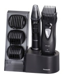 Panasonic ER-GY10, Kit multigrooming per barba, capelli e corpo, 4 pettini accessori, Wet&Dry, Nero/Silver