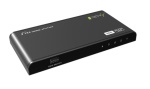 Techly - Techly HDR Splitter 1x4 HDMI 2.0 4Kx2K 60 Hz, HDMI, 4x HDMI, 1 x HDMI, 3840 x 2160 Pixel, Nero, Metallo