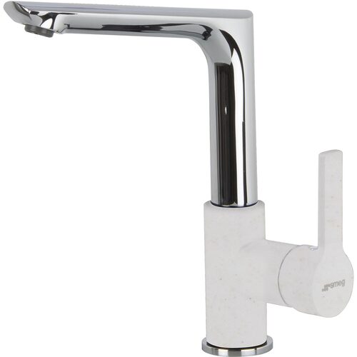 Smeg MFM2B rubinetto Cromo, Bianco