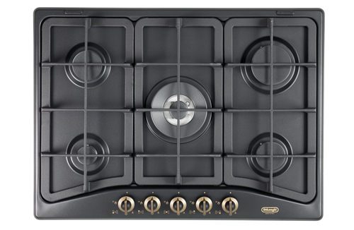 DeLonghi ANF 57 PRO piano cottura Antracite Da incasso Gas 5 Fornello(i)