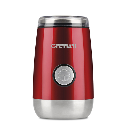 G3 Ferrari Cafexpress Macinino a lame 150 W Rosso, Acciaio inossidabile