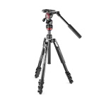 Manfrotto - Manfrotto MVKBFRL-LIVE, 3 gamba/gambe, Nero, Argento, 151 cm, 1,75 kg