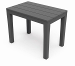 Ipae - Progarden - Ipae-Progarden Sgabello Timor Antracite, Antracite, Polipropilene (PP), Griglia, 600 mm, 380 mm, 450 mm