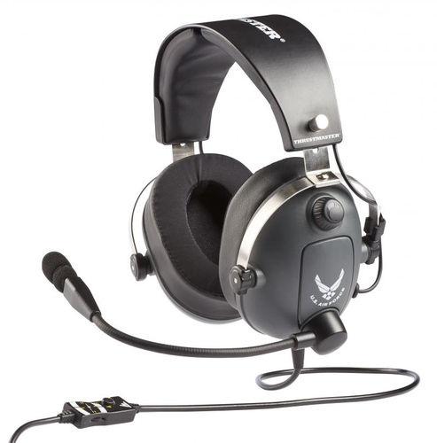 Thrustmaster T.Flight U.S. Air Force Edition Cuffia Padiglione auricolare Connettore 3.5 mm Nero