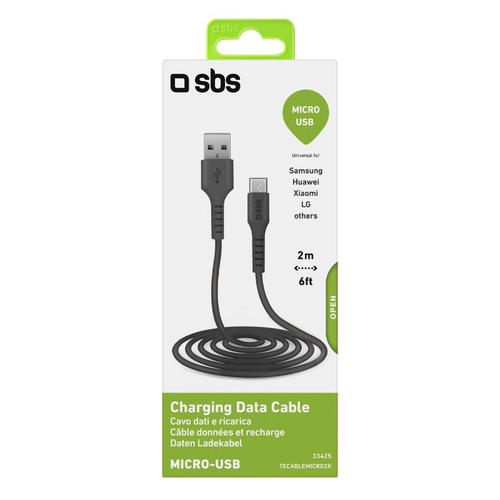 SBS Cavo di ricarica USB 2.0 - Micro-USB