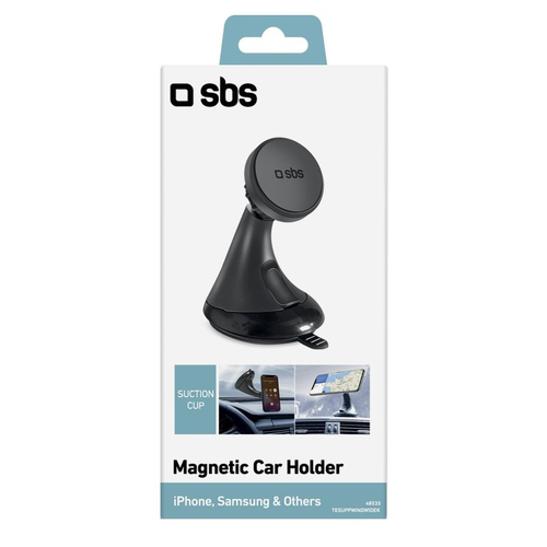 SBS Supporto magnetico per auto con ventosa Linea Wide
