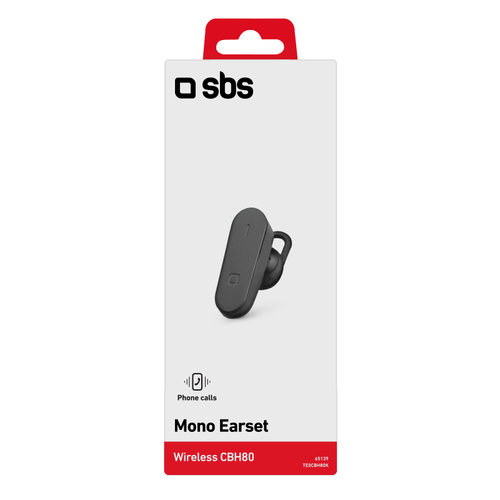SBS TE0CBH80K cuffia e auricolare Aggancio Micro-USB Bluetooth Nero