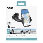 SBS - SBS Supporto da auto Freeway per smartphone e telefoni cellulari, Telefono cellulare/smartphone, Supporto passivo, Auto, Nero