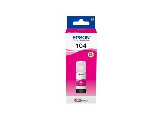 104 EcoTank Magenta ink bottle Cartuccia stampante Epson EcoTank 104 C13T00P340