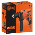 Black&Decker - Black & Decker BEH200-QS, Trapano dritto, 1,3 cm, 2900 Giri/min, 2 cm, 1,3 cm, 1,3 cm