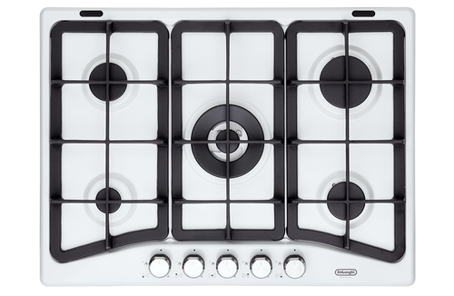 DeLonghi PFB 57 GH piano cottura Bianco Da incasso 68 cm Gas 5 Fornello(i)