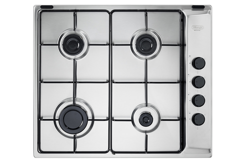 DeLonghi FLI 46 ASV piano cottura Acciaio inossidabile Da incasso 58 cm Gas 4 Fornello(i)