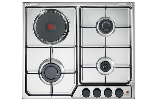 DeLonghi FFI 36 ER piano cottura Acciaio inossidabile Da incasso 58 cm Combi 4 Fornello(i)