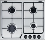DELONGHI - DeLonghi FFA 46 ASV, Acciaio inossidabile, Da incasso, 60 cm, Gas, Acciaio inossidabile, 4 Fornello(i)