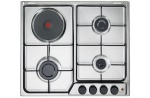 DELONGHI - DeLonghi FFI 36 ER, Acciaio inossidabile, Da incasso, 58 cm, Combi, Acciaio inossidabile, 4 Fornello(i)