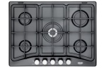 DELONGHI - DeLonghi PFA 57 GH, Antracite, Da incasso, 68 cm, Gas, Acciaio inossidabile, 5 Fornello(i)