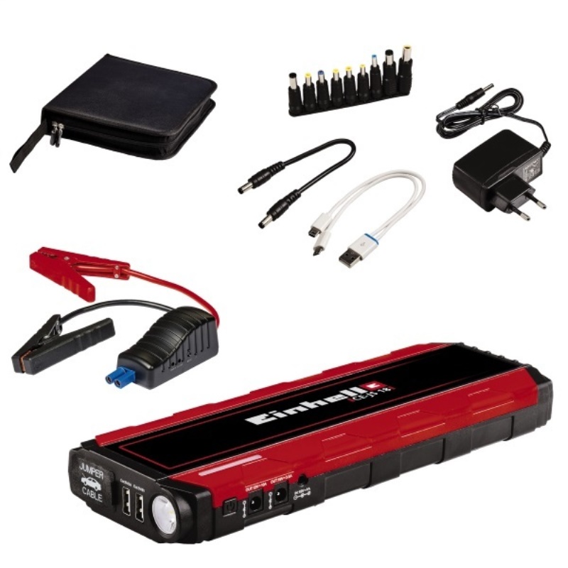 Einhell CE-JS 18 batteria portatile Polimeri di litio (LiPo) 18000 mAh Nero, Rosso