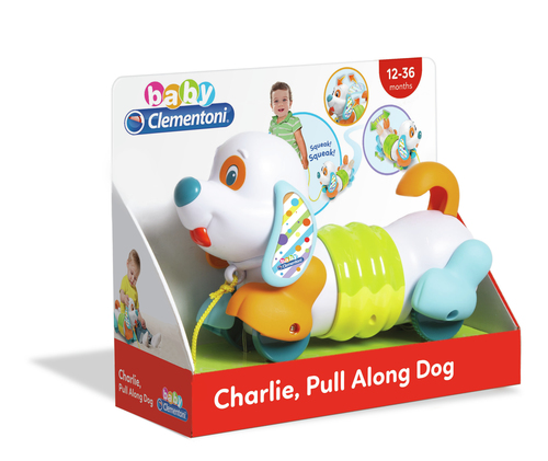 Prime attività Clementoni 17262 Baby Charlie Cagnolino Trainabile