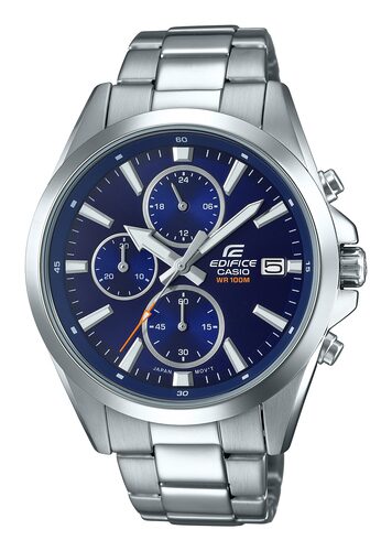 Orologio Casio EFV 560D 2AVUEF EDIFICE Classic Silver e Blue