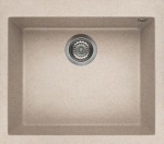 Elleci - Elleci LGQ10551, Granitek, Beige, 1 ciotole, 500 x 400 mm, 22 cm, 3,5 cm