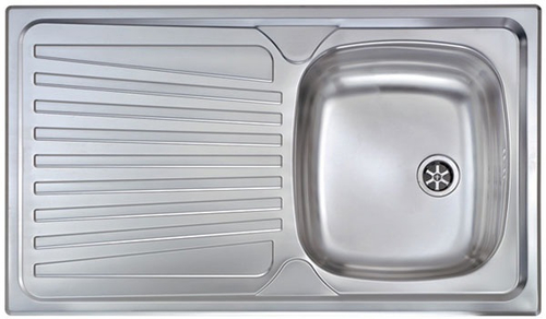 CM Mondial 86 x 50 1V Lavello ad incasso Rettangolare Acciaio inossidabile