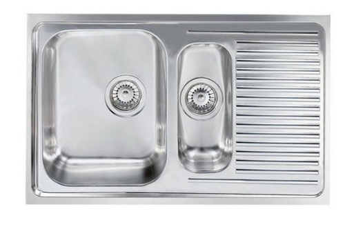 CM Matico 79 x 50 2V Lavello ad incasso Rettangolare Acciaio inossidabile
