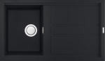 Elleci - Elleci Best 400 G59, Mobile lavello, Rettangolare, Granitek, Antracite, 1 ciotole, Rettangolare