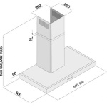 SilverLine - Silverline 3170 EC.9, 500 m³/h, Aspirante/Filtrante, Cappa aspirante a parete, Acciaio inossidabile, Acciaio inossidabile, 28 W