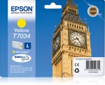 EPSON - Epson Big Ben Tanica Giallo, Originale, Inchiostro a base di pigmento, Giallo, Epson, WorkForce Pro WP-4015 DN, WorkForce Pro WP-4025 DW, WorkForce Pro WP-4515 DN, WorkForce Pro..., 1 pezzo(i)
