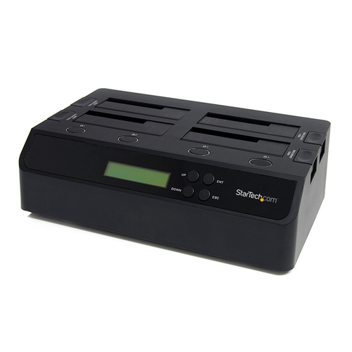 StarTech.com Dock duplicatore per dischi rigidi 1:3 indipendente eSATA USB 3.0 a SATA 4 alloggiamenti
