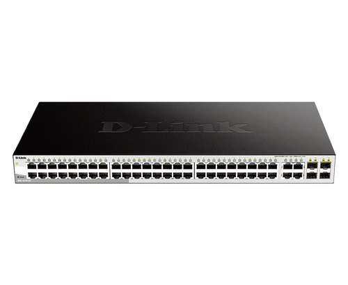 D-Link DGS-1210-52 switch di rete Gestito L2 Gigabit Ethernet (10/100/1000) 1U Nero