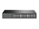 TP-LINK - TP-LINK Switch 24-Porte Gigabit Desktop/Rackmount, Non gestito, Gigabit Ethernet (10/100/1000), Full duplex, Montaggio rack