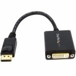 Startech.Com - StarTech.com Adattatore DisplayPort DVI - Convertitore video da DisplayPort a DVI-D 1080p - Cavo adattatore da DP 1.2 a DVI Monitor/Display - Adattatore Dongle DP a DVI - Connettore DP a scatto, 0,152 m, DisplayPort, DVI-I, Maschio, Femmina, Dritto