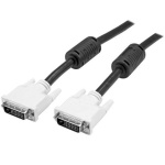 Startech.Com - StarTech.com Cavo DVI-D Dual Link per Monitor M/M - Cavo DVI-D per monitor Digitali maschio maschio 1920 x 1200 - 3 m, 3 m, DVI-D, DVI-D, Maschio, Maschio, Nero, Bianco
