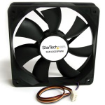 Startech.Com - StarTech.com Ventola per case, connettore PWM (Pulse Width Modulation) 120x25mm, Ventilatore, 12 cm, 39 dB, Nero