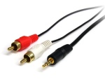 Startech.Com - StarTech.com Cavo audio stereo 91 cm - 3,5 mm maschio a 2 maschi RCA, 3.5mm, Maschio, 2 x RCA, Maschio, 0,92 m, Nero