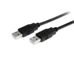 Startech.Com - StarTech.com Cavo USB 2.0 A ad A da 2 m - M/M, 2 m, USB A, USB A, 2.0, Nero
