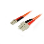 StarTech.com Cavo patch duplex in fibra multimodale 50/125 2 m LC - SC