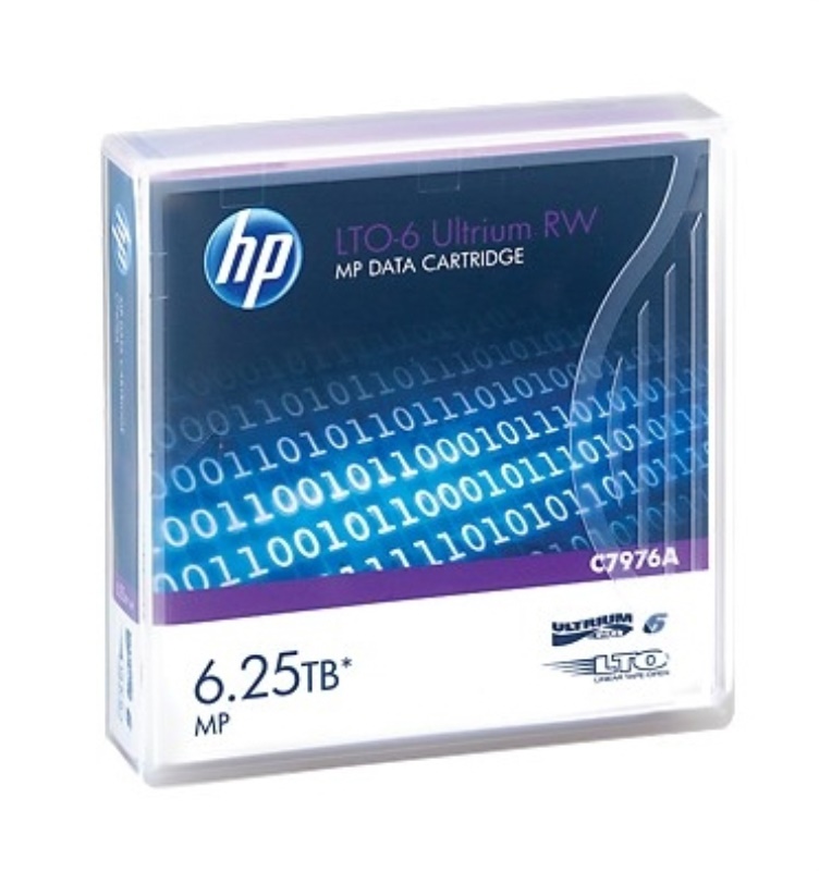 Hewlett Packard Enterprise LTO-6 Ultrium RW Blank data tape 6250 GB 1,27 cm